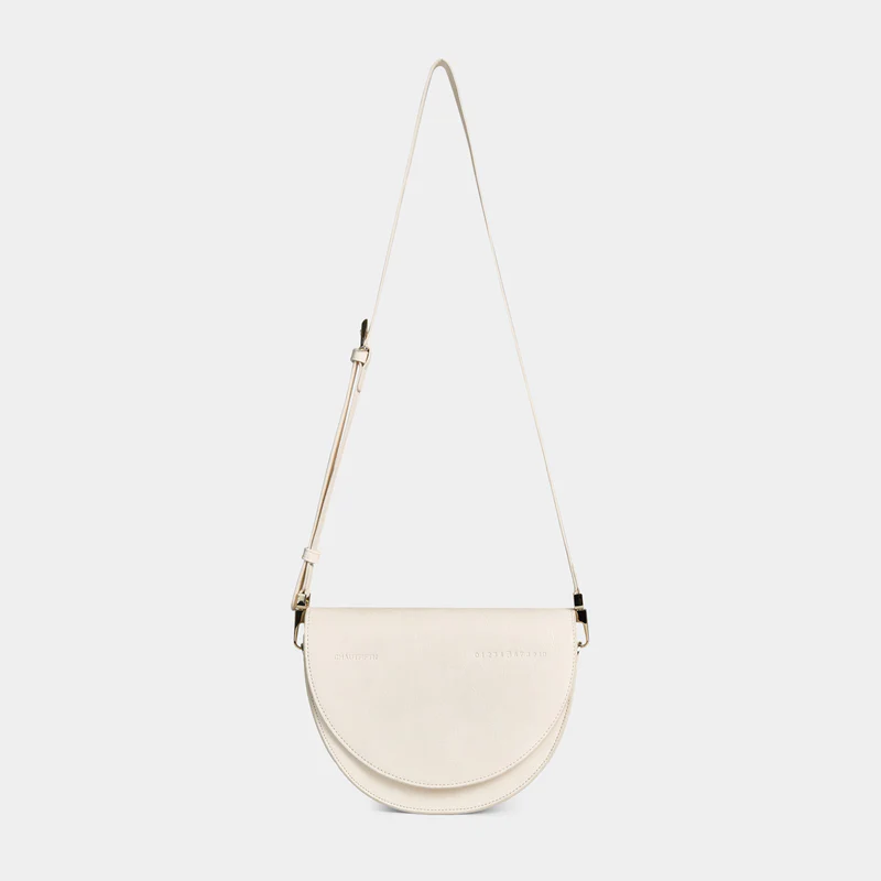 CHAUTFIFTH - DEMI Bag (include wrinkle strap) Cream white with texture