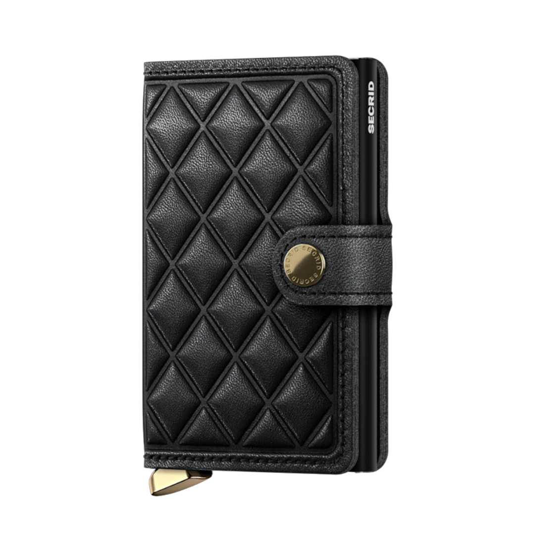 SECRID - Premium Miniwallet Emboss Diamond Black