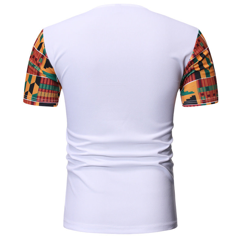 Men's patchwork T-shirt