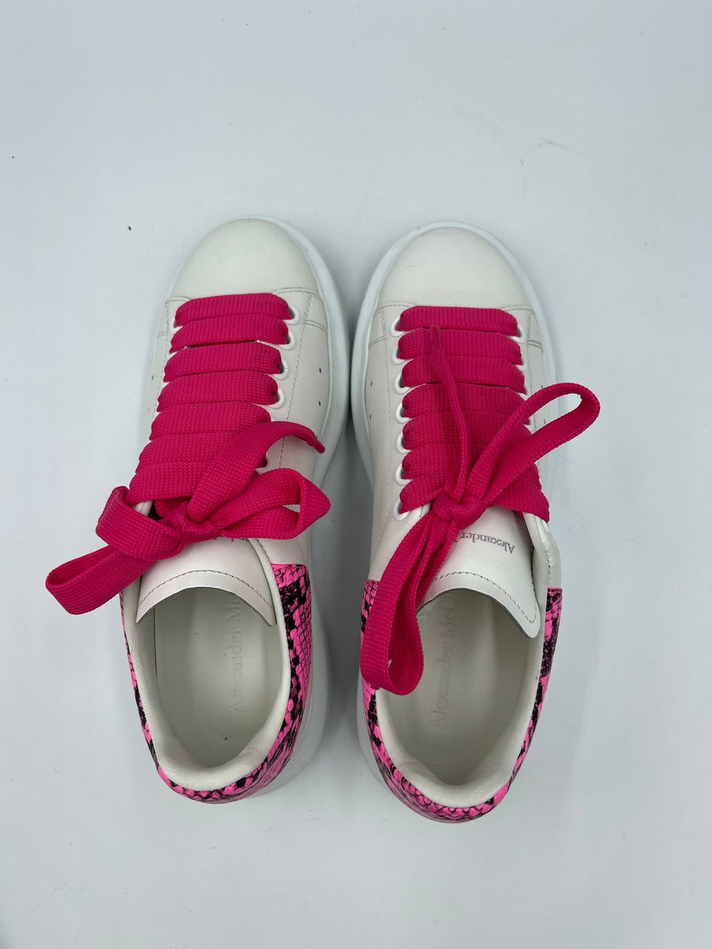 Alexander Mcqueen Designer Trainers In White, Size: 6