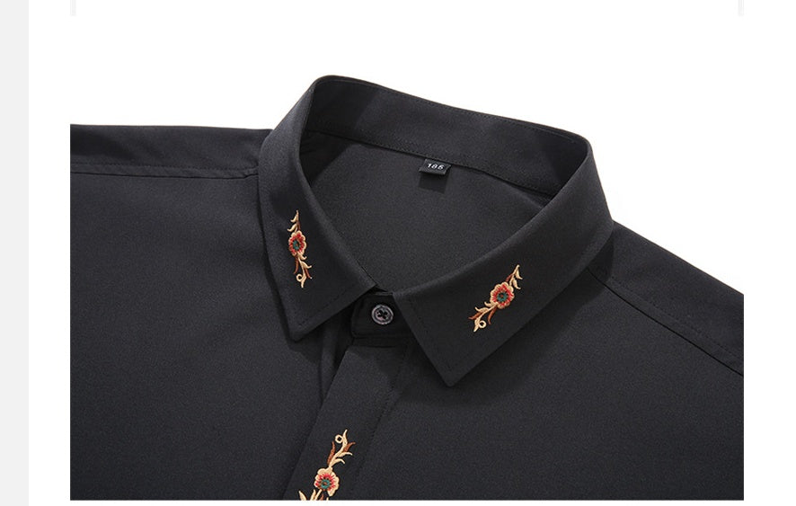 In Summer Men's Shirts And Short Sleeves Are Fatter