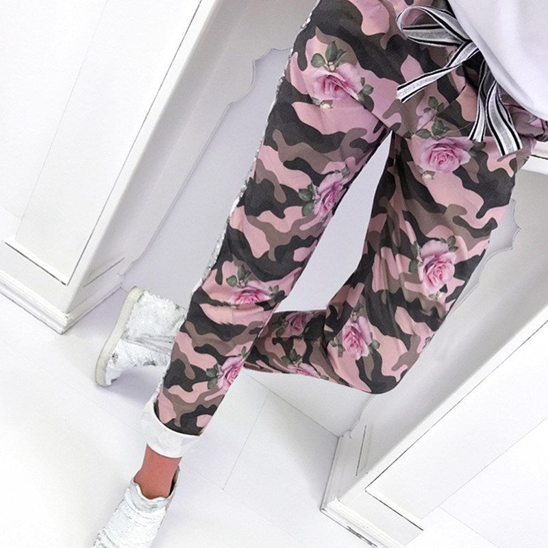 Women's camouflage trousers