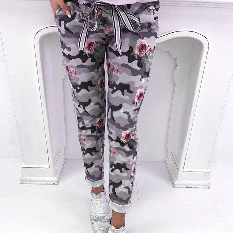 Women's camouflage trousers