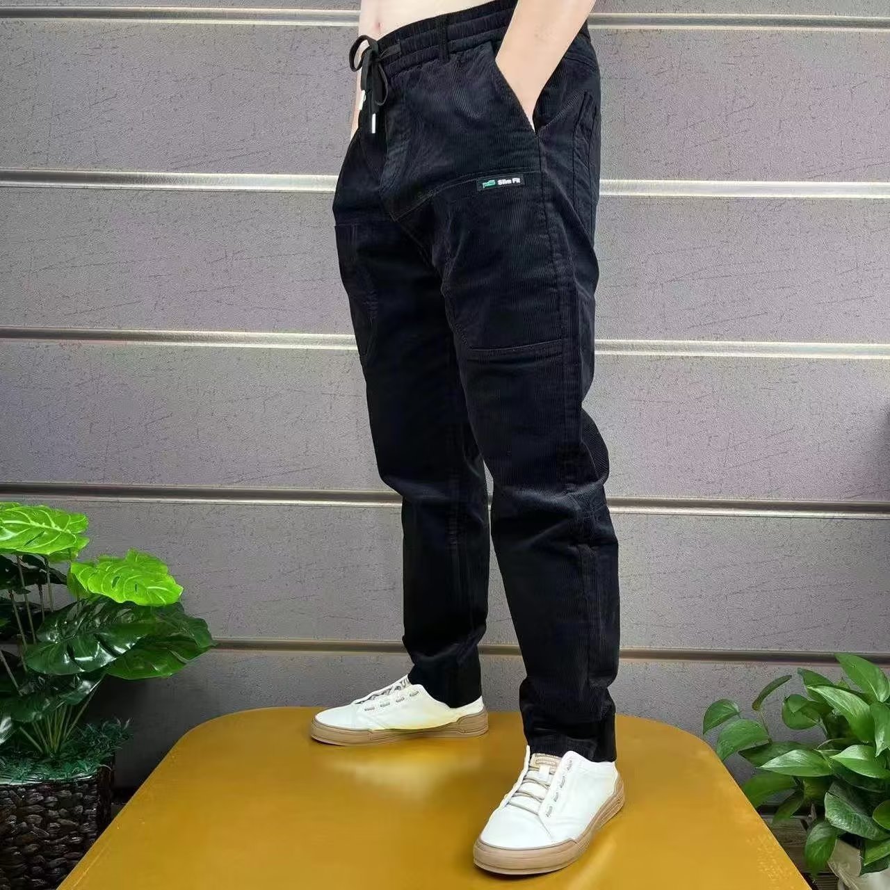 Small Feet Autumn And Winter Trends All-matching Harem Pants