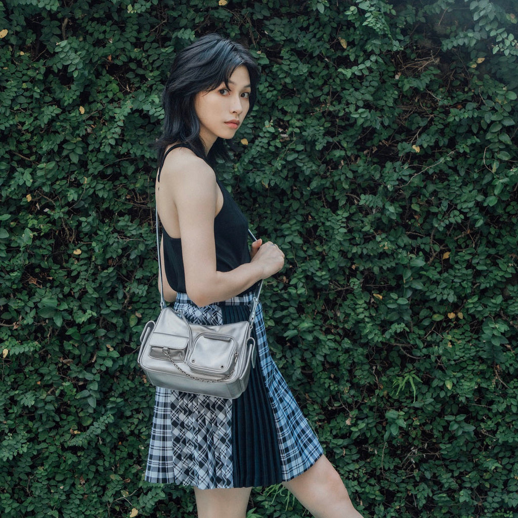 Avril Leather Crossbody Bag