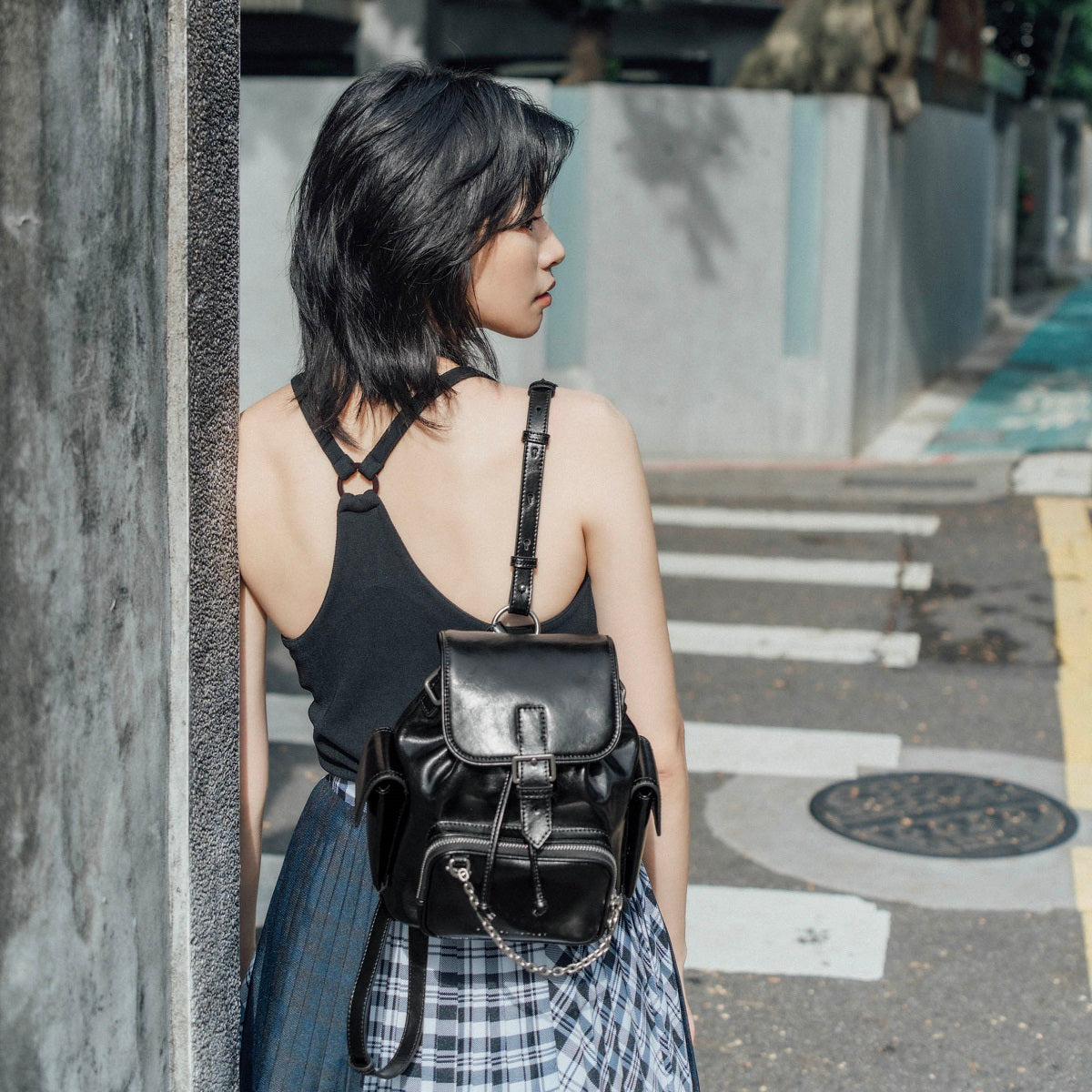 Haari Leather Backpack