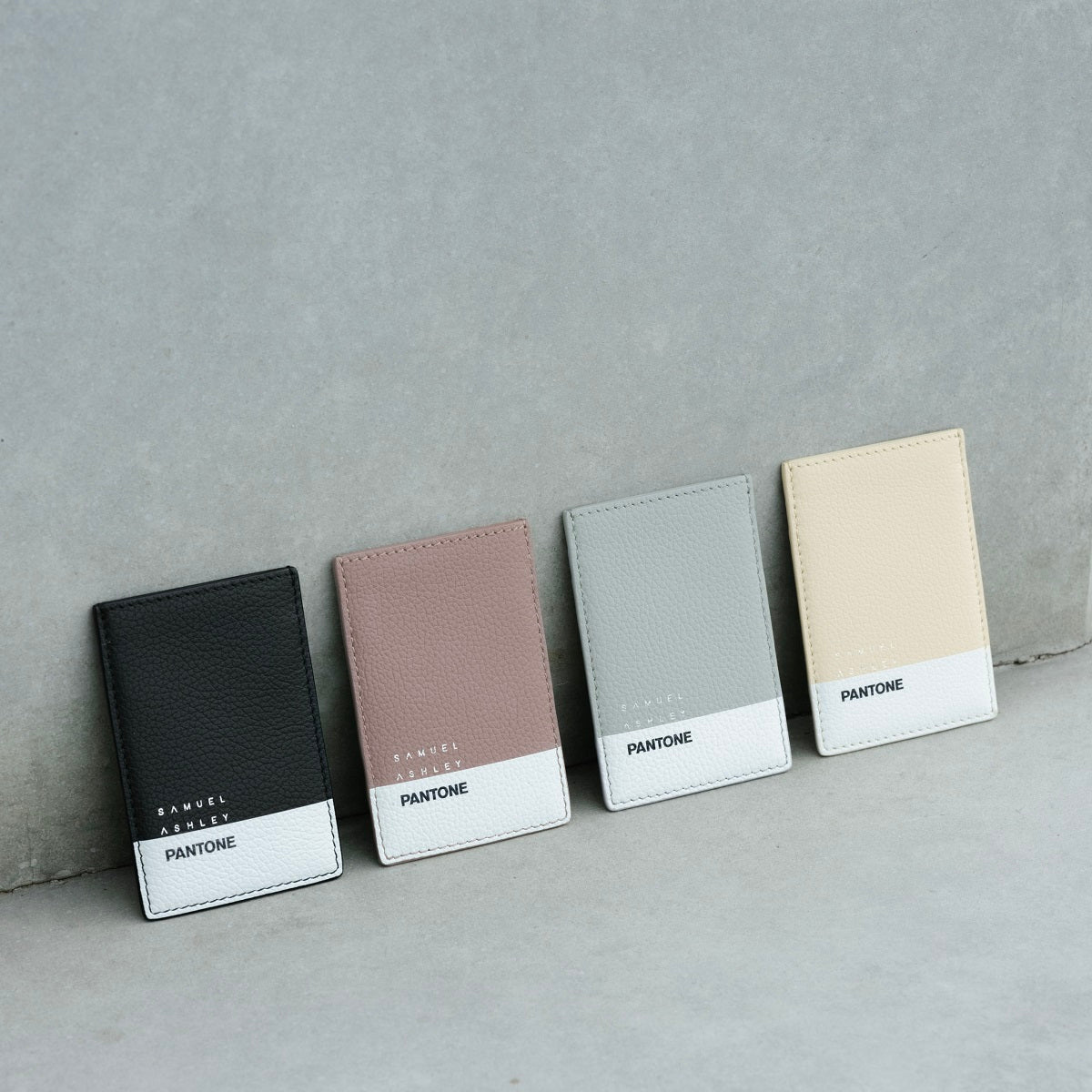 Samuel Ashley x Pantone Leather Card Holder