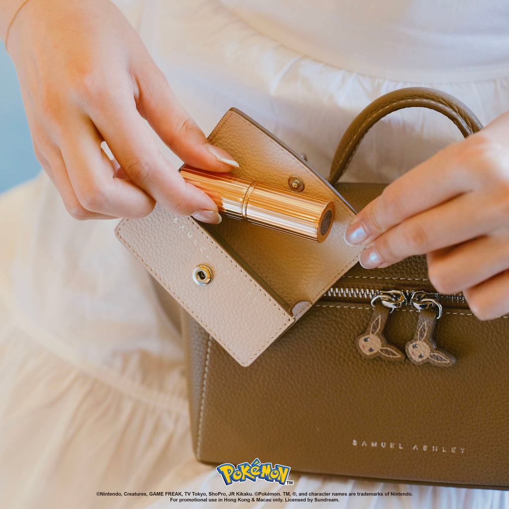 Pokémon Key Chain Leather Lipstick Case