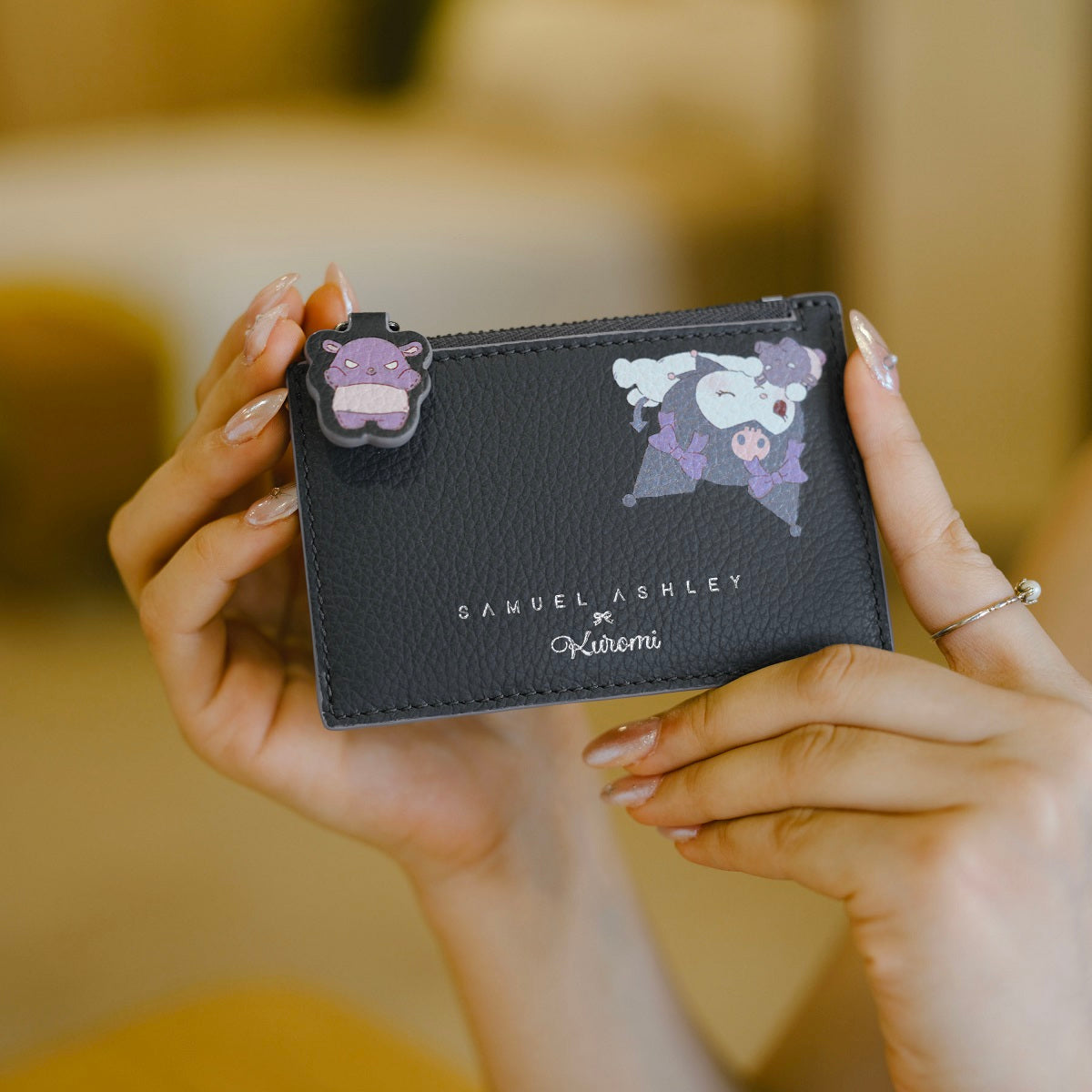 Samuel Ashley x Sanrio characters Leather Key Purse
