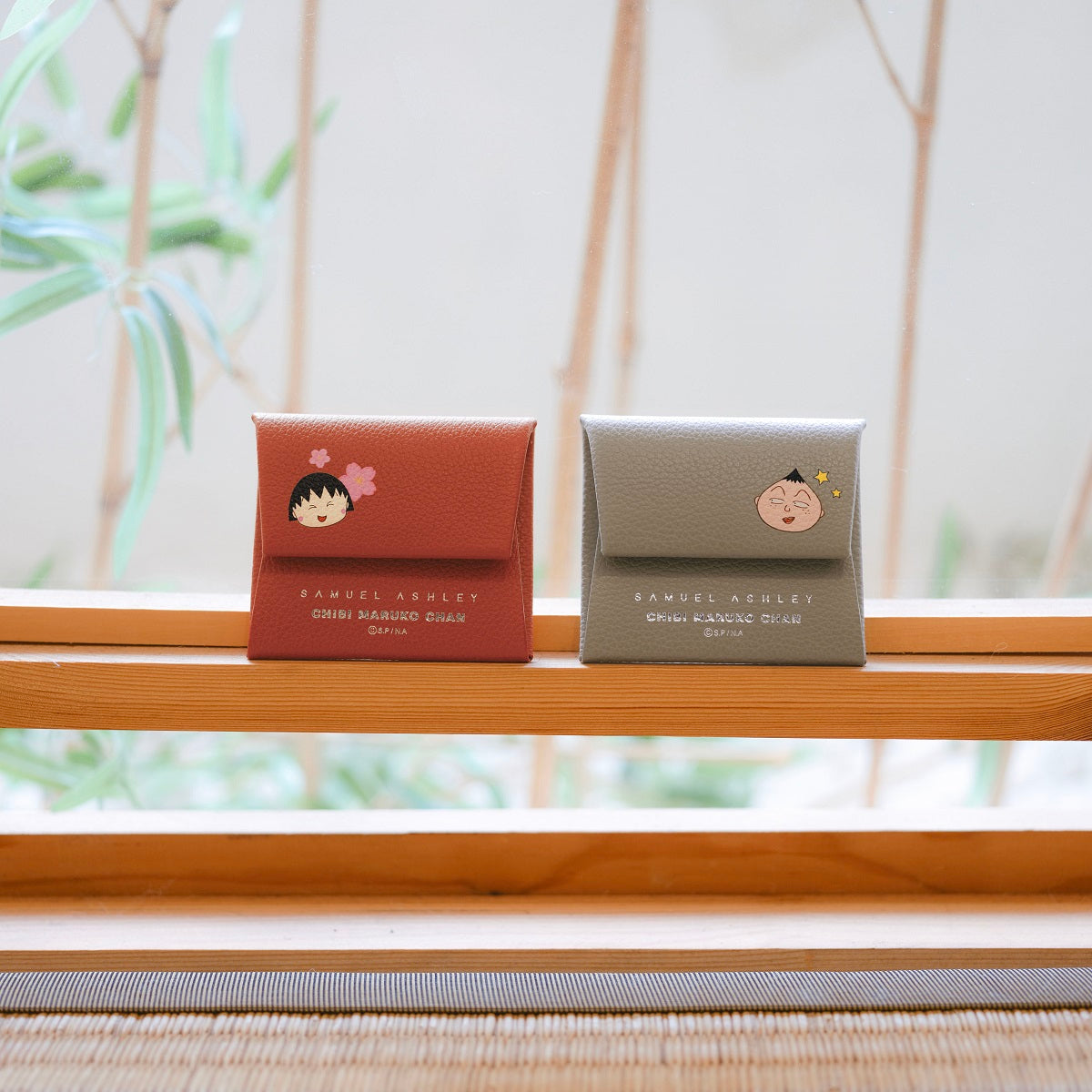 Samuel Ashley x Chibi Maruko Chan Leather Coin Case