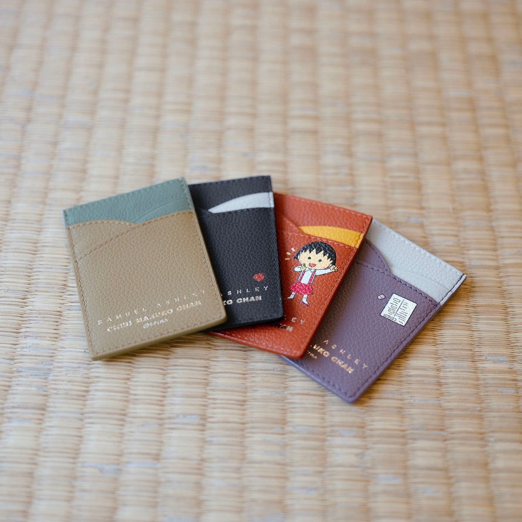 Samuel Ashley x Chibi Maruko Chan Leather Card Holder