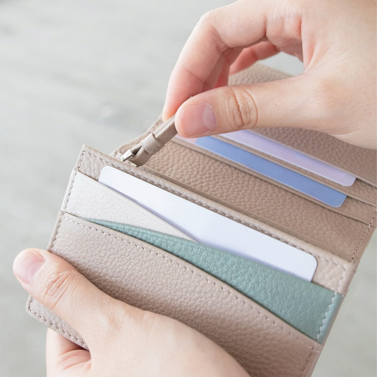 Lola Leather Bi-fold Wallet