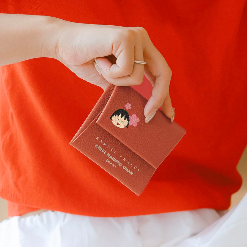 Samuel Ashley x Chibi Maruko Chan Leather Coin Case