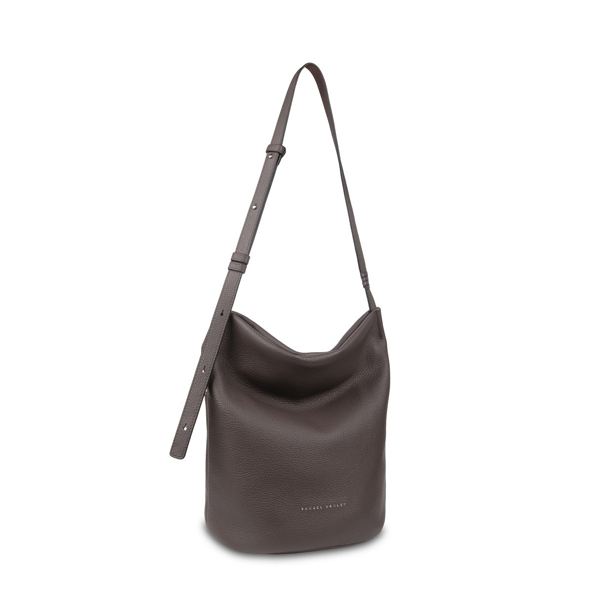 Narissa Leather Bucket Bag