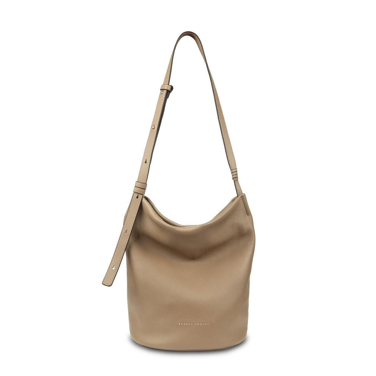 Narissa Leather Bucket Bag