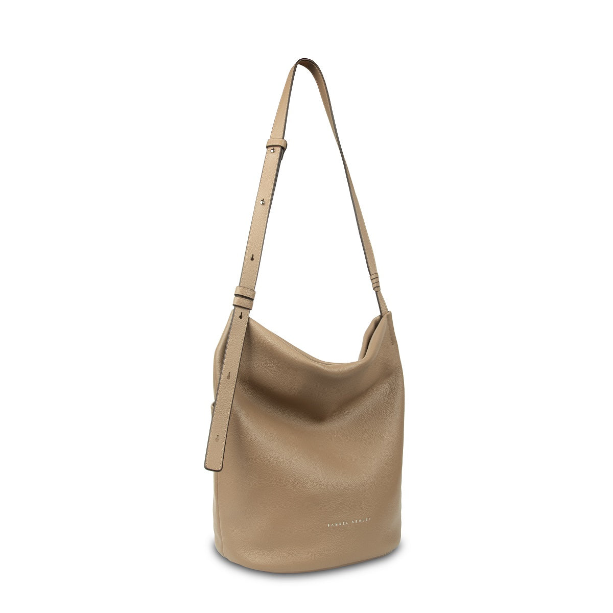Narissa Leather Bucket Bag