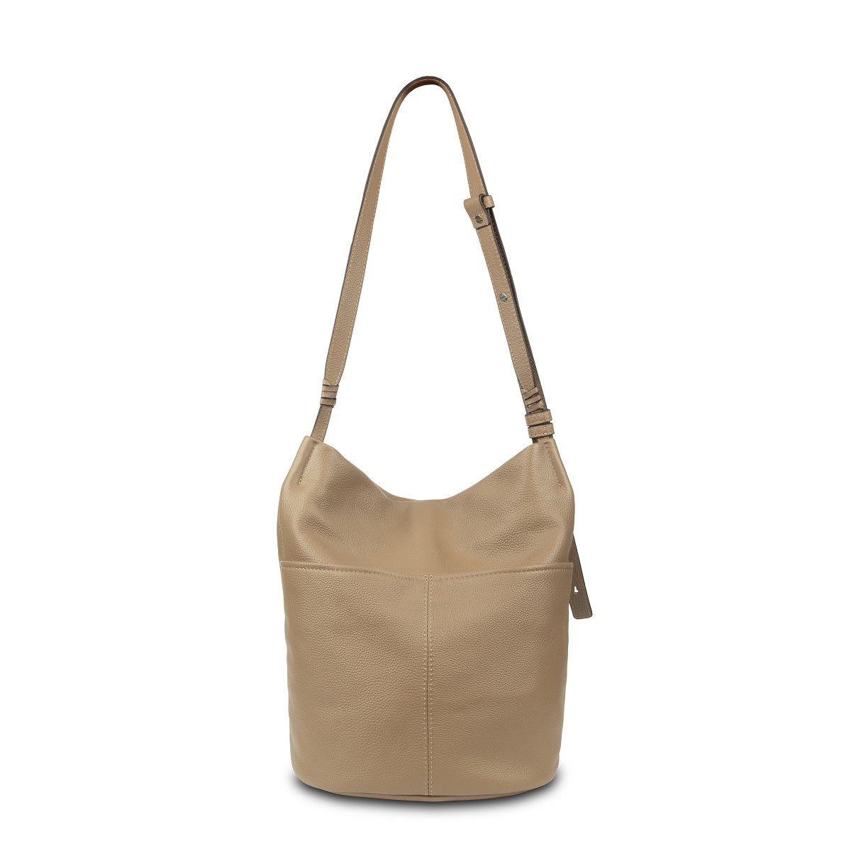 Narissa Leather Bucket Bag