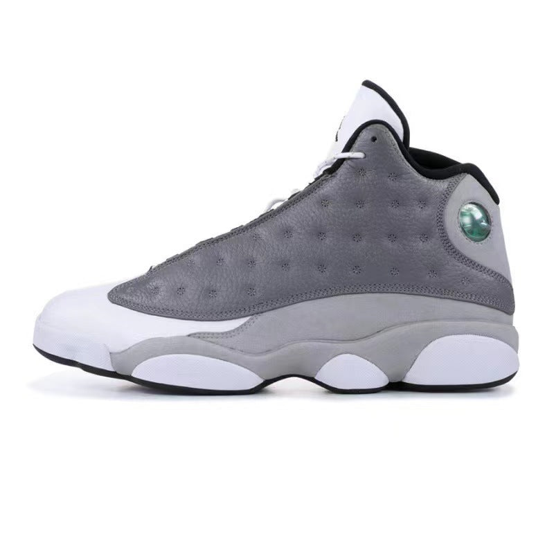 Aj13 Basketball Shoes Black and White Panda Men's Shoes Chinese Navy Blue Obsidian Qiao 13 High-top Sports Pure Original Putian