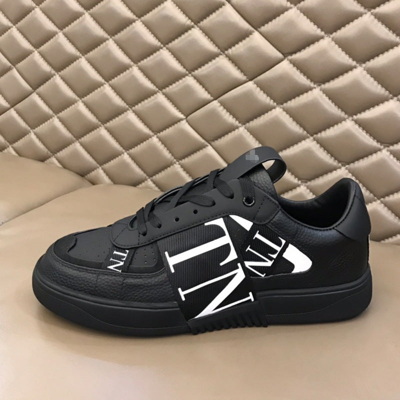 European and American thick-soled casual shoes 2025 new letters fashion height sneaker Joker mesh breathable lightweight cross-border