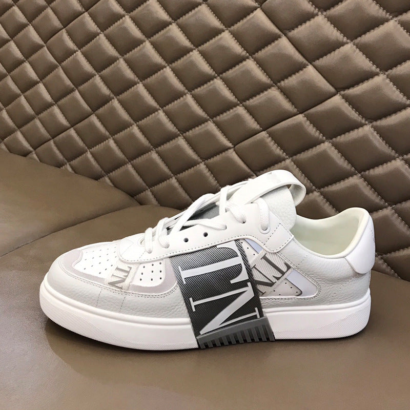 European and American thick-soled casual shoes 2025 new letters fashion height sneaker Joker mesh breathable lightweight cross-border