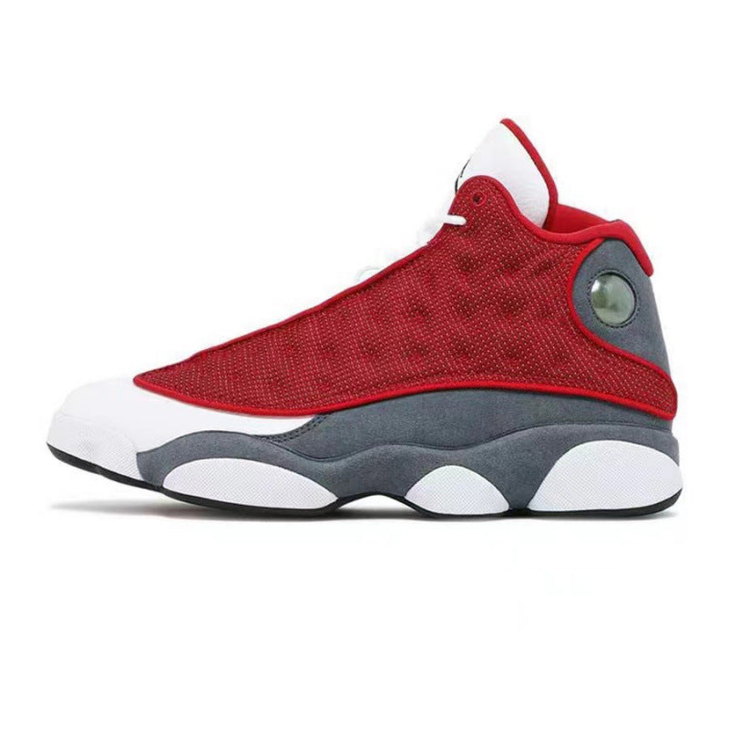 Aj13 Basketball Shoes Black and White Panda Men's Shoes Chinese Navy Blue Obsidian Qiao 13 High-top Sports Pure Original Putian