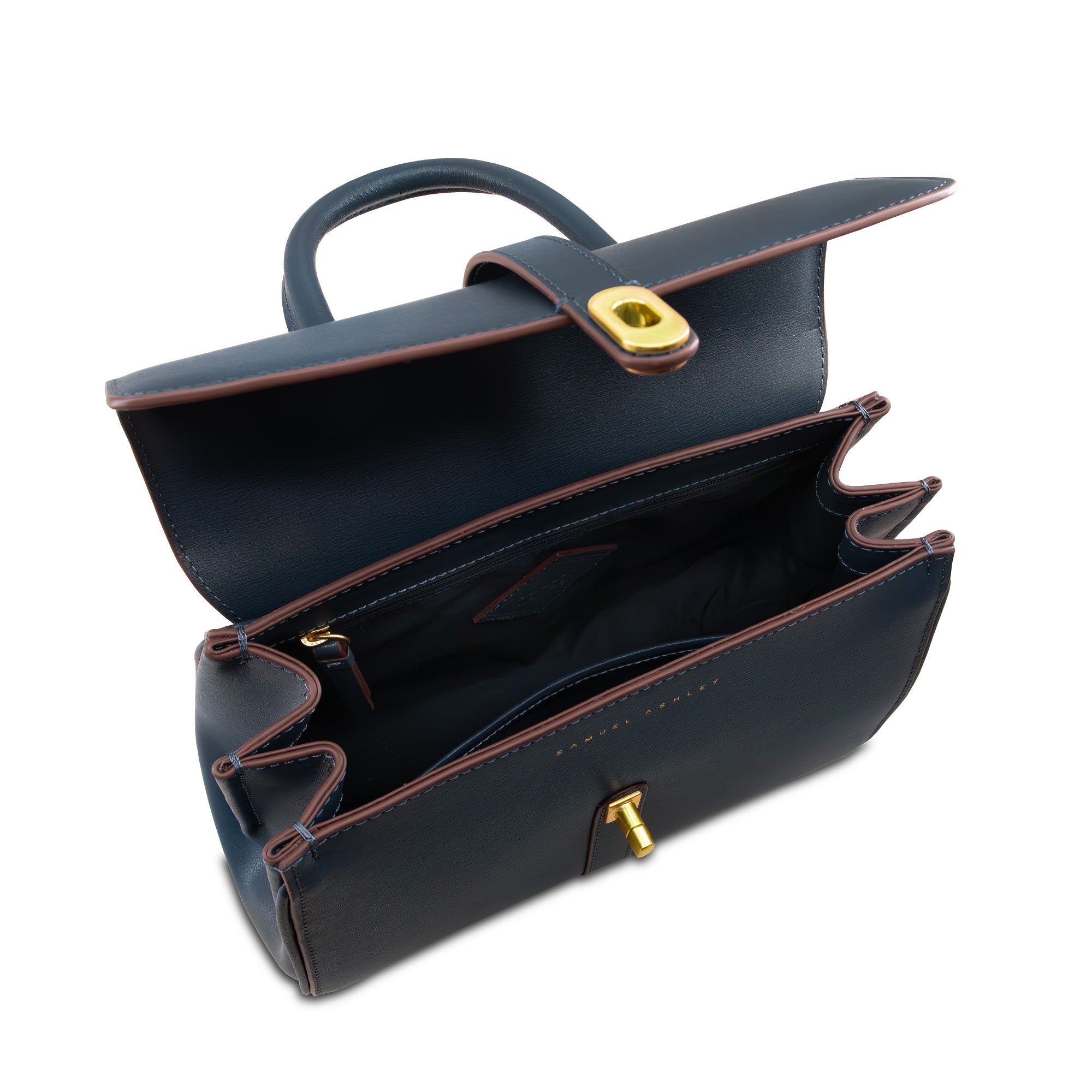 Penelope Leather Satchel Bag