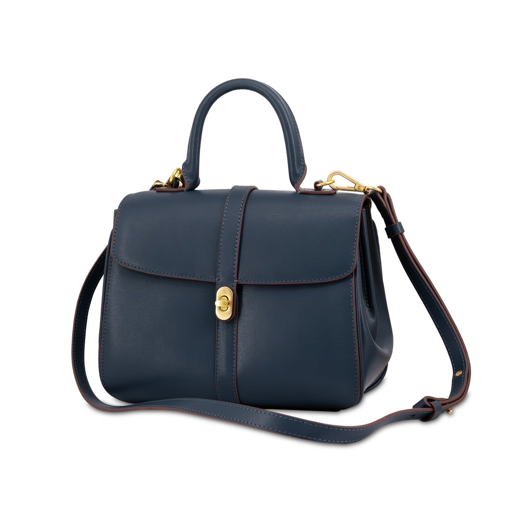 Penelope Leather Satchel Bag
