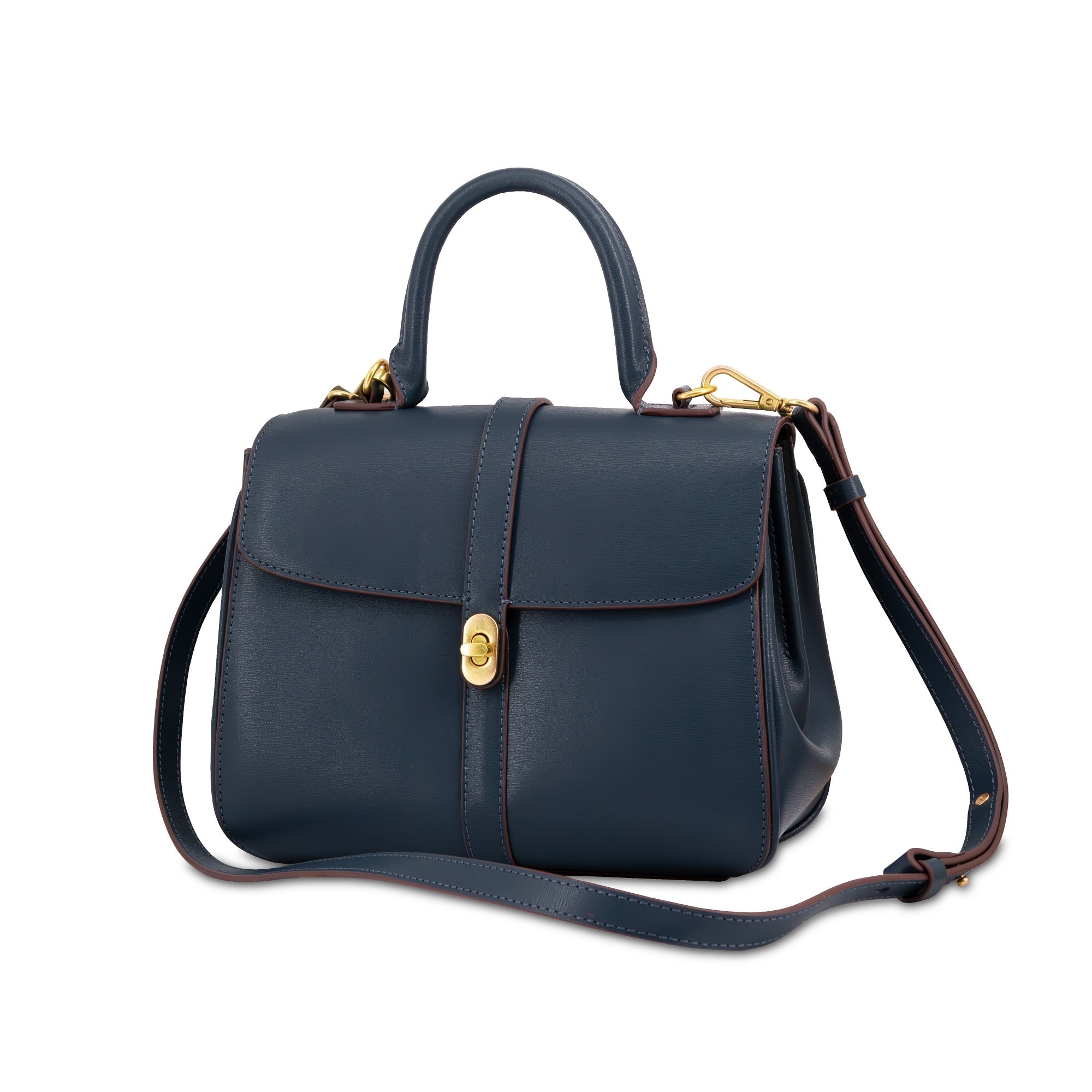 Penelope Leather Satchel Bag