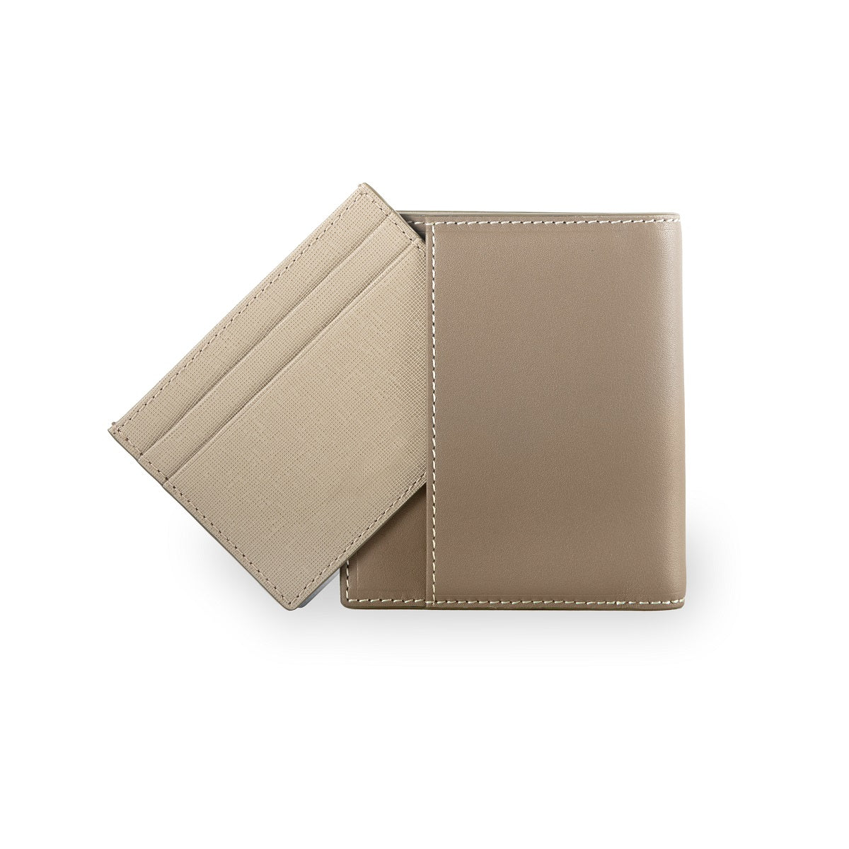 Warren Vertical Leather Wallet w/ Detachable Card Holder (RFID)