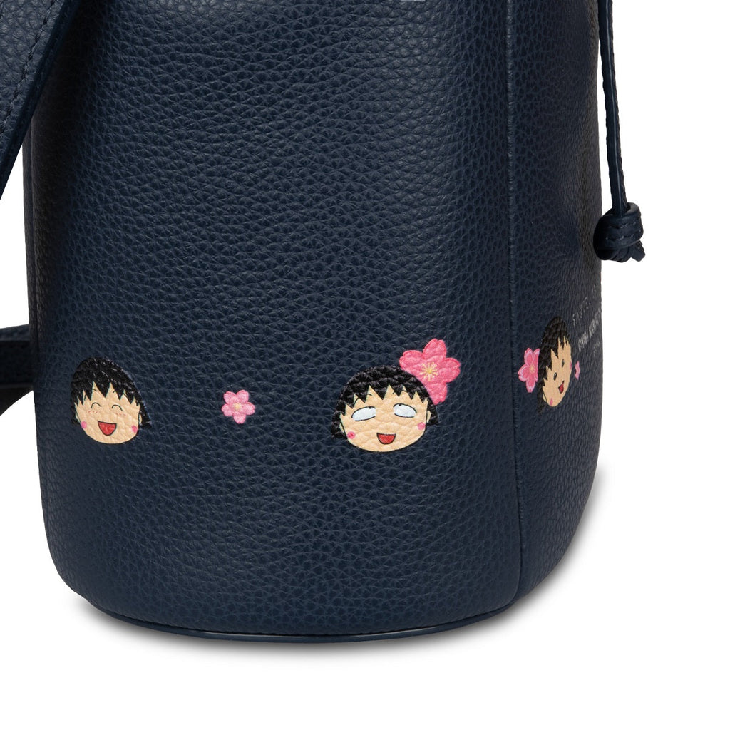 Samuel Ashley x Chibi Maruko Chan Leather Bucket Bag