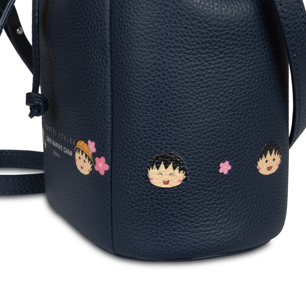 Samuel Ashley x Chibi Maruko Chan Leather Bucket Bag