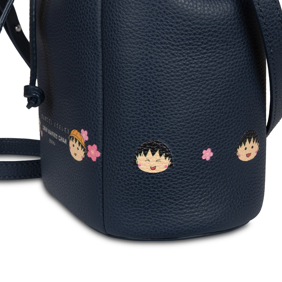Samuel Ashley x Chibi Maruko Chan Leather Bucket Bag