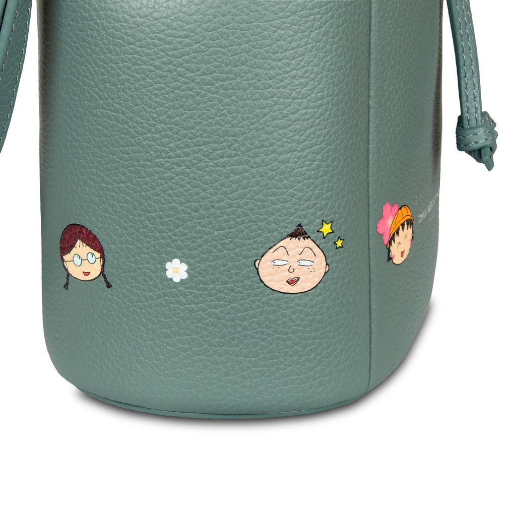 Samuel Ashley x Chibi Maruko Chan Leather Bucket Bag