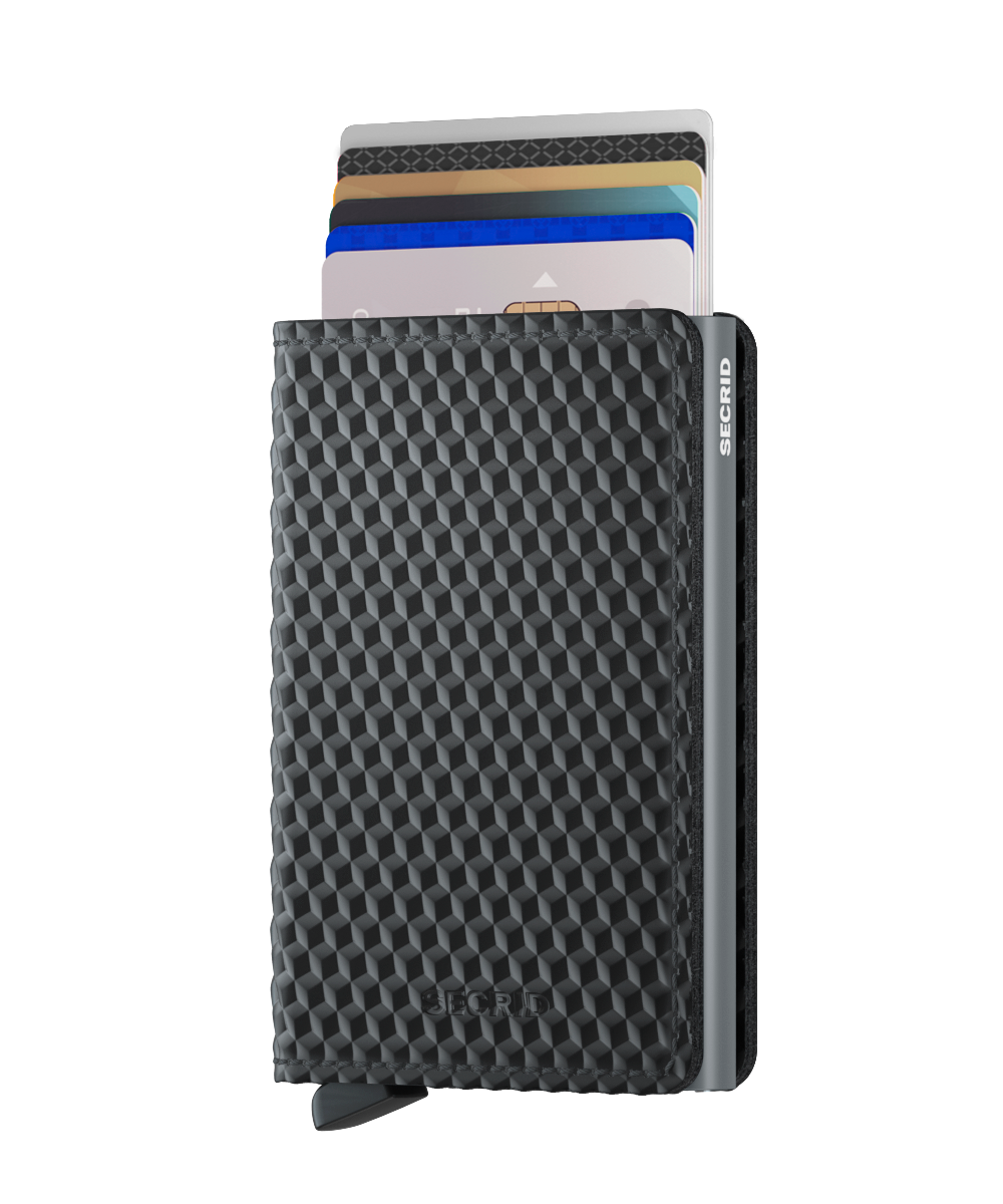 SECRID - Slimwallet Cubic Black Titanium