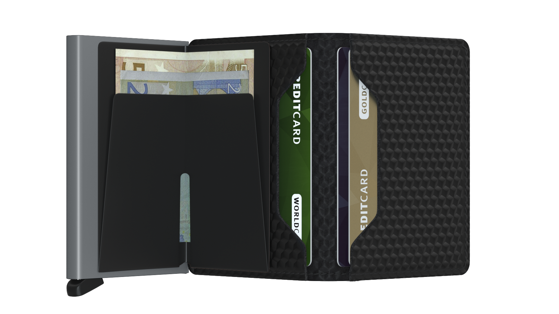 SECRID - Slimwallet Cubic Black Titanium