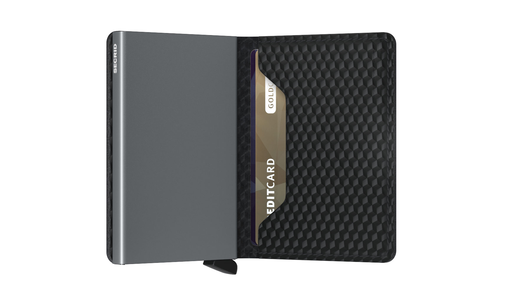 SECRID - Slimwallet Cubic Black Titanium