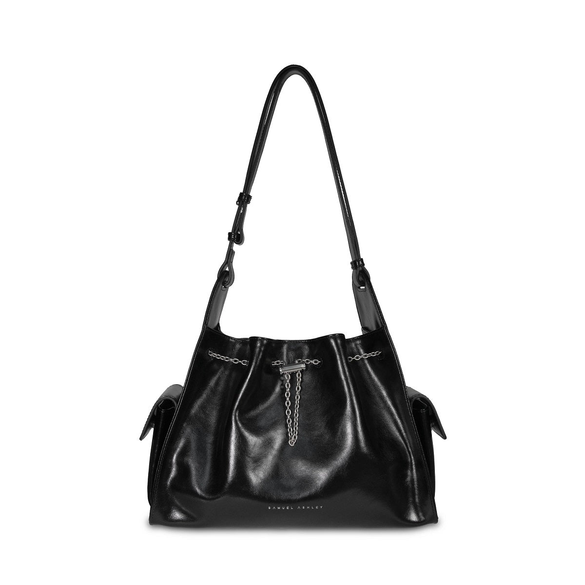Senya Drawstring Leather Bag