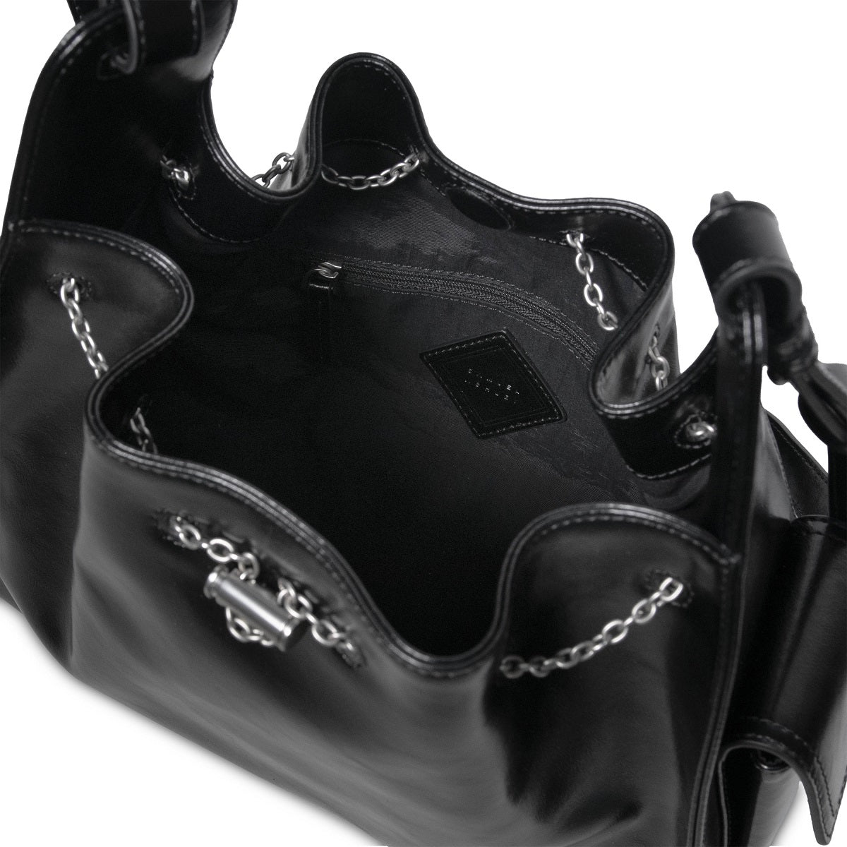 Senya Drawstring Leather Bag