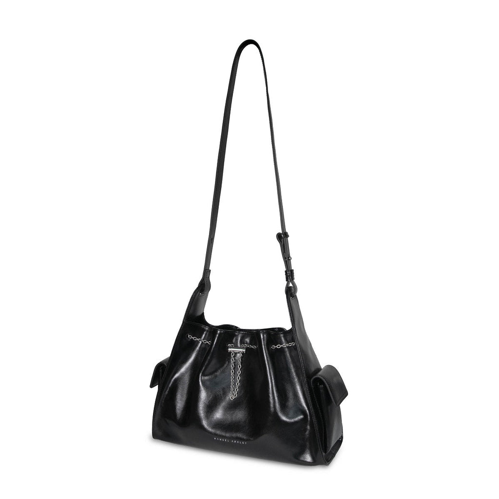 Senya Drawstring Leather Bag