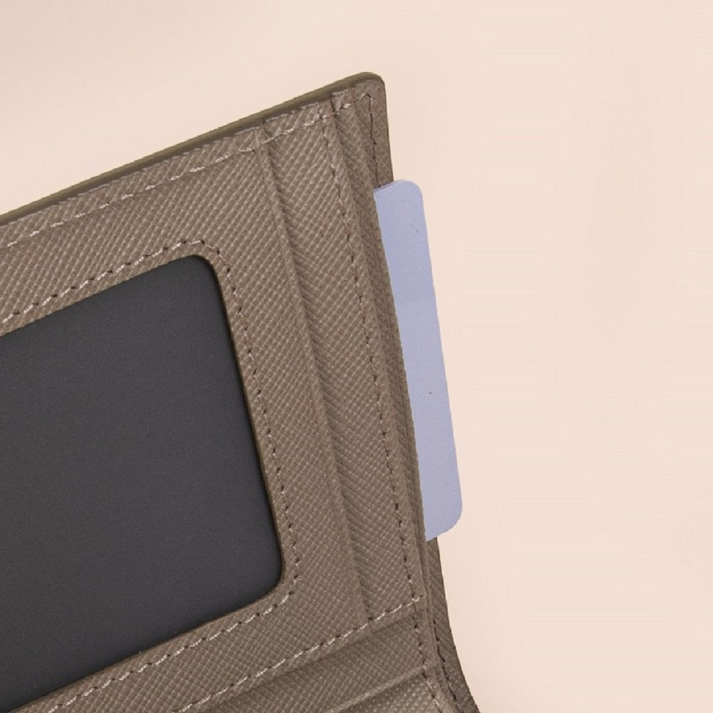 Warren Vertical Leather Wallet w/ Detachable Card Holder (RFID)