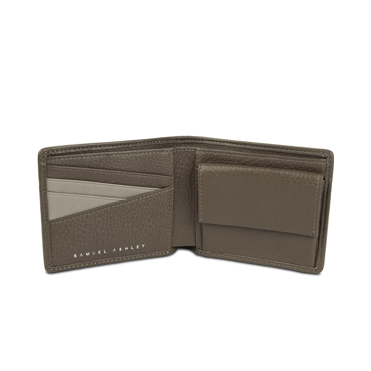 Theo Leather Bi-fold Wallet with Coin Case (RFID)