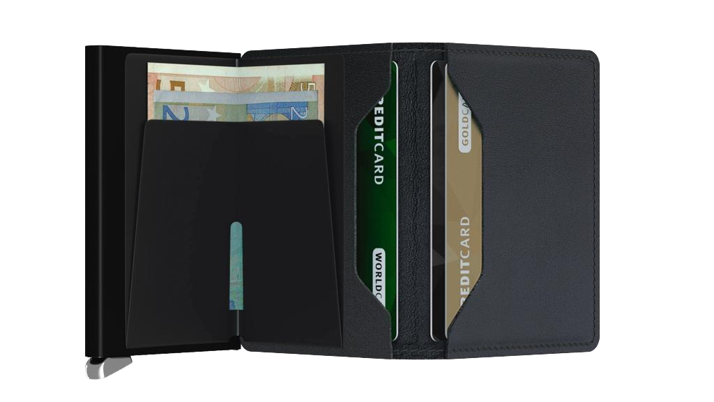 SECRID - Premium Slimwallet Emboss Lines Black