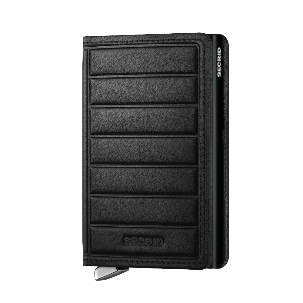 SECRID - Premium Slimwallet Emboss Lines Black