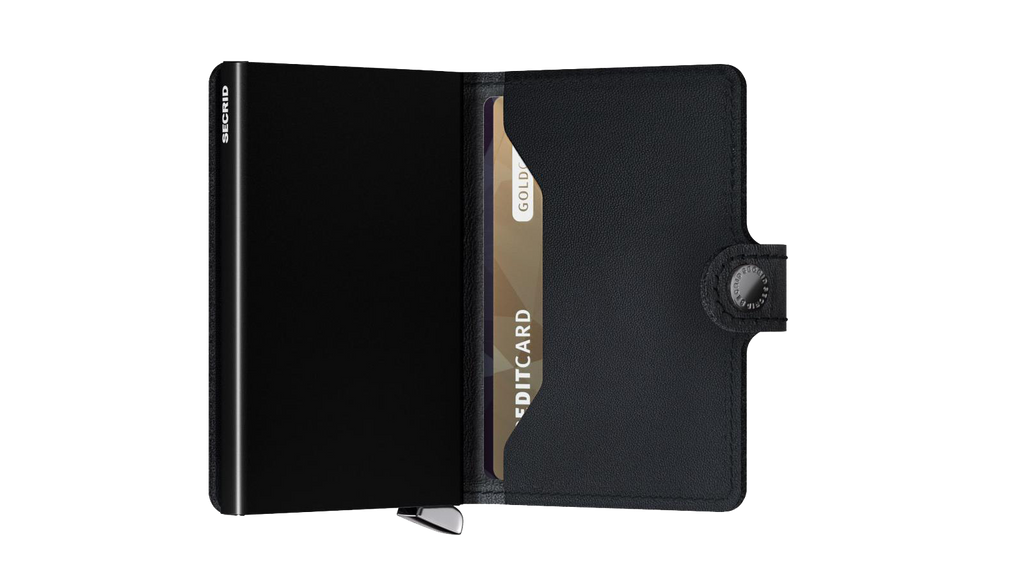 SECRID - Premium Miniwallet Emboss Lines Black