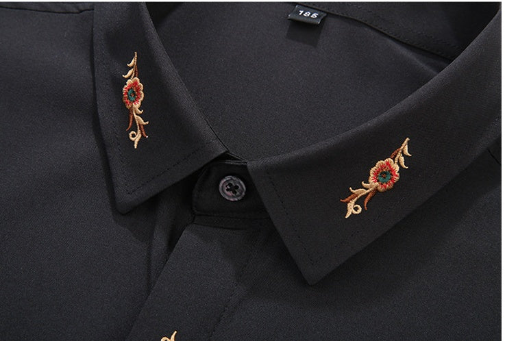 In Summer Men's Shirts And Short Sleeves Are Fatter