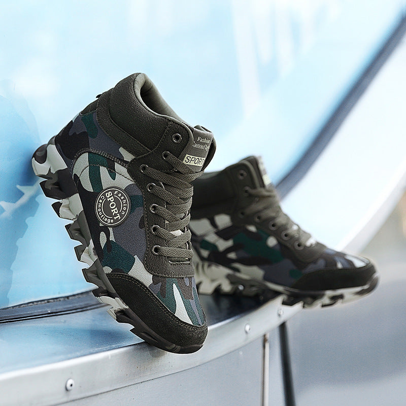 Alsy Tactical street sneakers Casual Camouflage Increased Sneakers