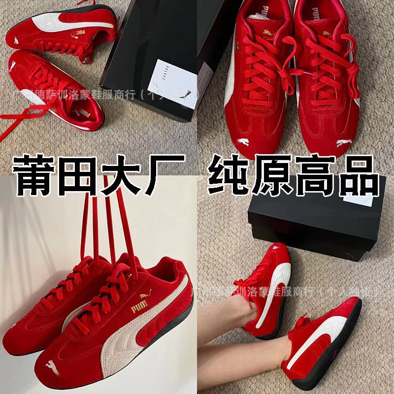 Putian Pure Original PM Training Shoes Joint Open YY Long Tongue Low-top Retro Racing Shoes Women's Sports Casual Shoes