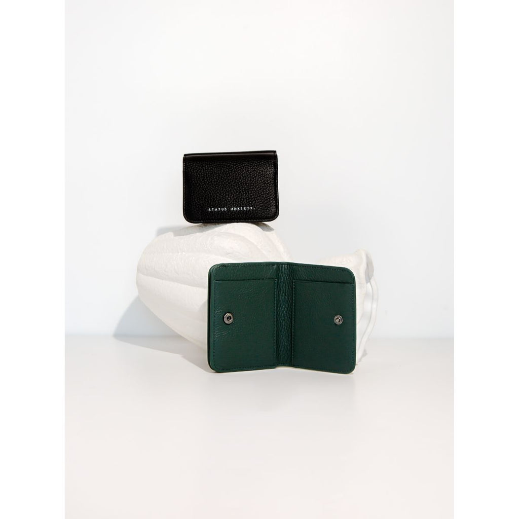 STATUS ANXIETY -  Miles Away Leather Card Holder Wallet
