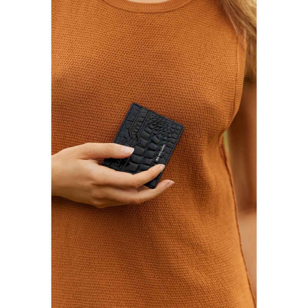 STATUS ANXIETY -  Together For Now Leather Card Holder