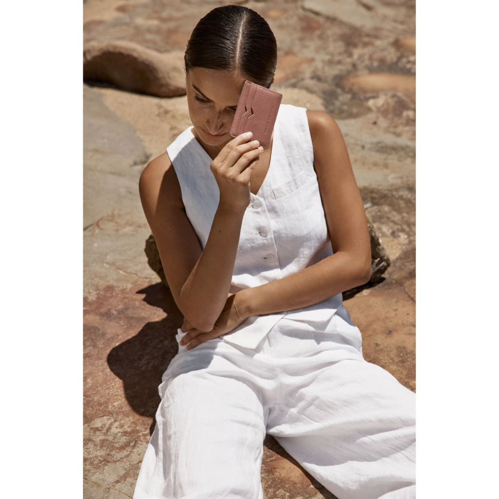 STATUS ANXIETY -  Together For Now Leather Card Holder